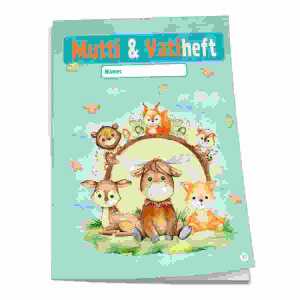 Mutti- & Vatiheft A6 Waldfreunde, 48 linierte Seiten