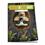 Mutti- & Vatiheft A6 Faultier, 48 linierte Seiten