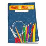 Mutti- & Vatiheft A6 Tafel blau, 48 linierte Seiten