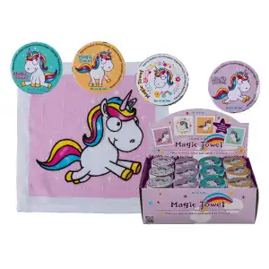 OOTB Magisches Baumwoll-Handtuch Comic Einhorn