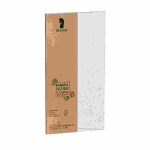 Briefumschläge DL Terra Flanell 5er, 120 g, Nassklebung,