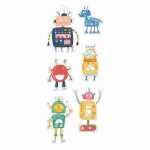 Sticker Robots ROESSLER PAPIER