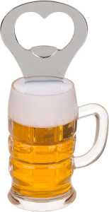 OOTB Metall-Flaschenöffner Bierglas mit Magnet