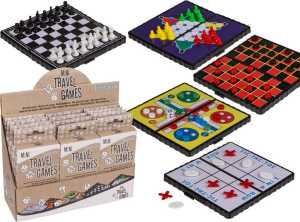 OOTB Magnetische Reisespiele Mini (Schach Ludo Dame