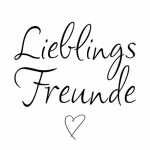 Serviette 33x33cm Lieblingsfreunde, 3-lagig, 20...