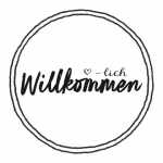 Serviette 33x33cm Herzlich Willkommen, 3-lagig, 20...