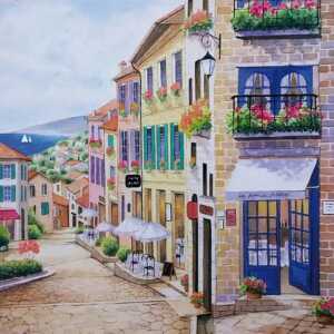 Serviette 33x33cm Nouveau Bistro, 3-lagig, 20 Stück, ti-flair