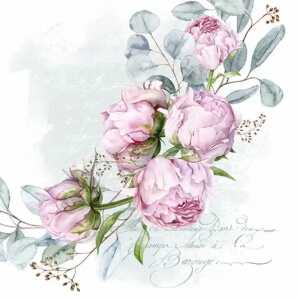 Serviette 33x33cm Emilia, 3-lagig, 20 Stück, ti-flair