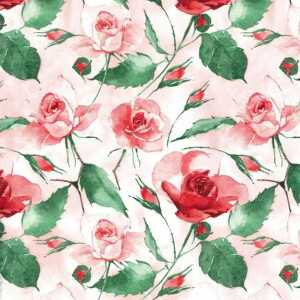 Serviette 33x33cm Powdery Rose red, 3-lagig, 20 Stück, ti-flair