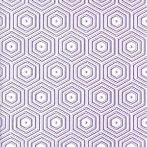 Serviette 33x33cm Geometric Hipster lilac/white, 3-lagig, 20 Stück