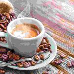 Serviette 33x33cm FSC-Mix Roastery braun, Stewo
