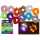 OOTB Textil-Haarband Scrunchie mit LED
