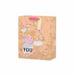 Geschenktasche Girls Party 260x320x125mm, Glitter,