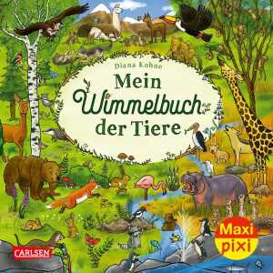 Maxi Pixi 417 Mein Wimmelbuch der Tiere, Miniaturbuch