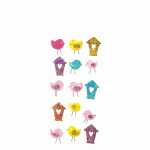 Sticker Glitter Birdies 4014970435966