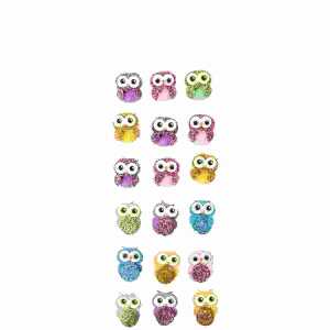 Sticker Glitter Eulen 4014970435959