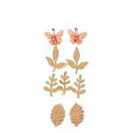 Sticker Nature Line Leaves 4014970435874