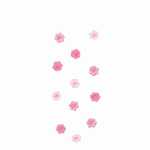 Sticker Nature Flowers Small Blossom rose