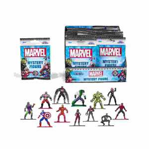 Simba MARVEL Nanofiguren Blind Pack sortiert, 12fach, Metallfiguren,