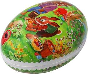 Nestler Papp-Osterei 15 cm Bilder Borte: weiß o. Motivwahl