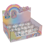 OOTB Glitterkugel Einhornkopf auf Sockel Unicorn