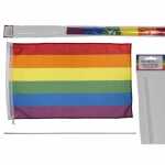 Flagge Pride 90x60cm mit Stab 4029811477067