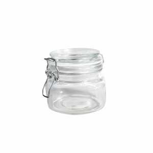 Einmachglas 500ml mit Bügelverschluss, Gummiring ca D 11,5 / H x 10 cm
