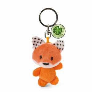 NICI Plüschanhänger Fuchs Kleeblatt 7cm