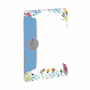 Briefpapier-Set 5/5 A4/DL Blüten Potpourri, Designpack,