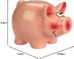 OOTB Spardose mit Schloss Schwein