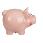 OOTB Spardose mit Schloss Schwein