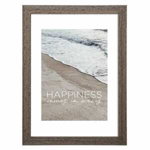 Holzrahmen Waves taupe 13x18cm FSC100%, hama