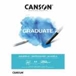 Aquarellblock Canson A4 250g 20 Blatt, Canson Graduate...