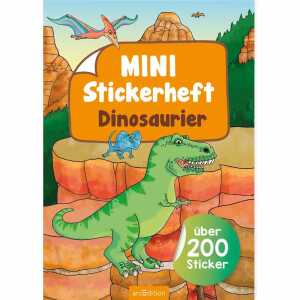 MINI Stickerheft Dinosaurier, über 200 Sticker, Erwecke die Welt