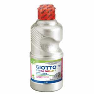 Temperafarbe GIOTTO metal silber 250ml, GIOTTO