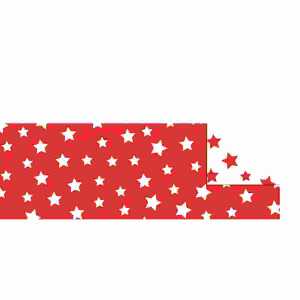 Sternchen-Fotokarton mini rot, 300 g/qm, A4, 10Bl.