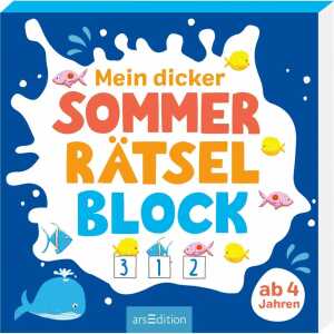 Mein dicker Sommer Rätselblock, Suchrätsel, Labyrinth, Puzzle,