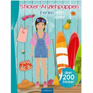 Sticker Anziehpuppen Ferien, über 200 Sticker,