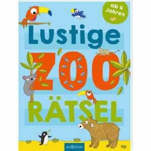 Lustige Zoo Rätsel Labyrinthe, Punkträtsel und vieles mehr