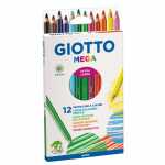 Farbstifte GIOTTO MEGA 12 Farben 12er, 5,5mm Durchmesser...