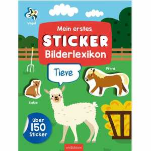 Mein erstes Sticker Bilderlexikon Tiere, über 150 Sticker,