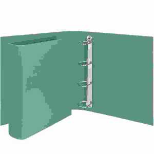 Ringbuch A4 S.O.H.O. Opal Füllhöhe 50mm, 4-Ring-Mechanik,