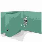 Ordner S.O.H.O. Opal Rückenbreite 85mm, Griffloch...