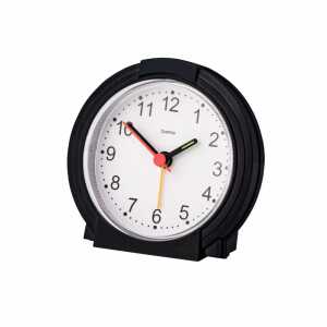 Wecker Classic geräuscharm schwarz/weiß, HAMA