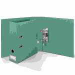 Ordner S.O.H.O. Opal Rückenbreite 80mm,...