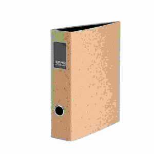 Ordner S.O.H.O. Cacao m Rückenschild Beschriftungsfeld Griffloch 85 mm