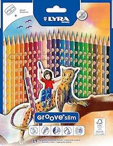 Buntstifte Groove slim Natural Grip 24er, LYRA