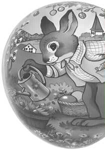 Nestler Papp-Osterei 25 cm Bilder Borte: weiß o. Motivwahl