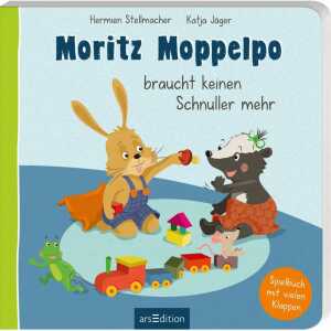 Moritz Moppelpo braucht keinen Schnuller mehr, Spiegelbuch