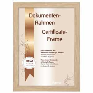 Holzrahmen Waves eiche 21x29,7cm FSC100%, hama